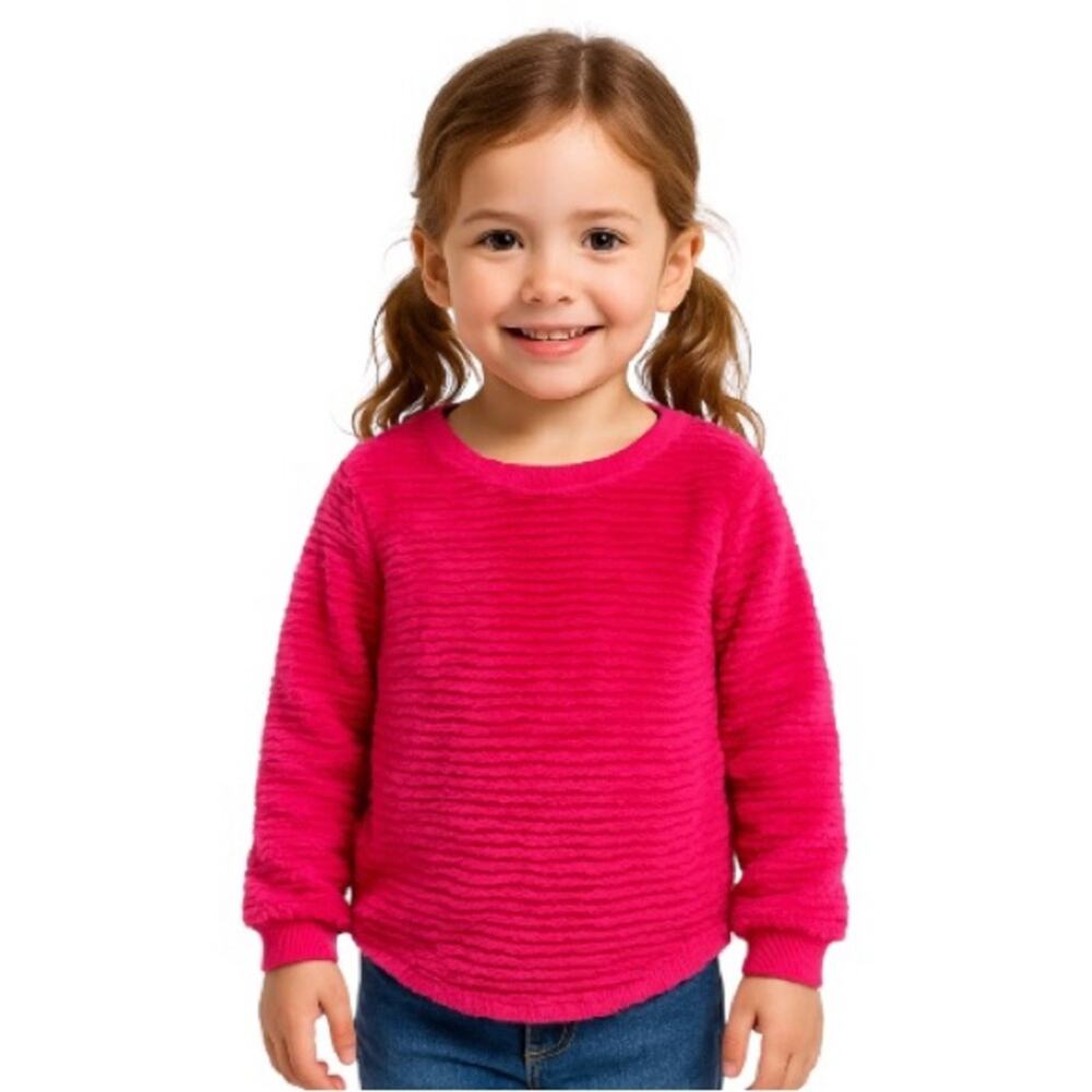 Appaman Fuzzy Pink Textured Top - Size 5
